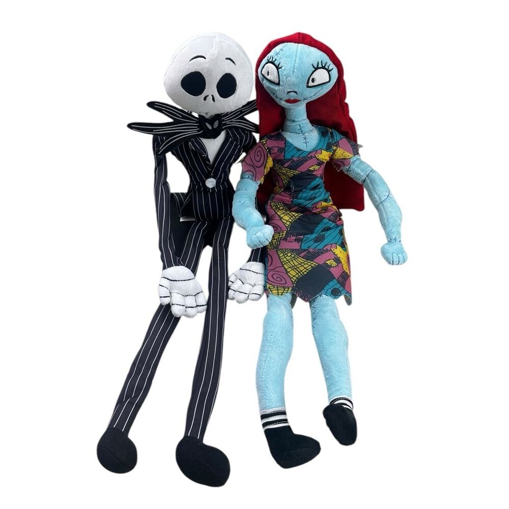 Disney The Nightmare Before Christmas Jack & Sally Large Plush Set Of 2